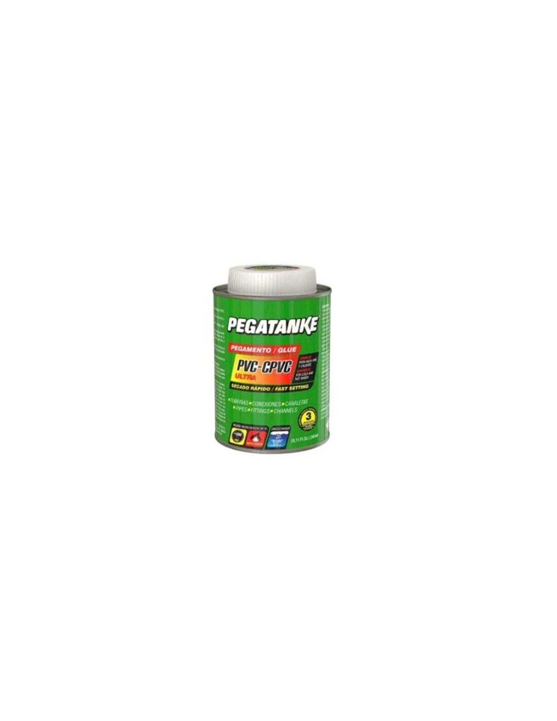 PEGAMENTO PARA PVC-CPVC 475ML PEGATANKE