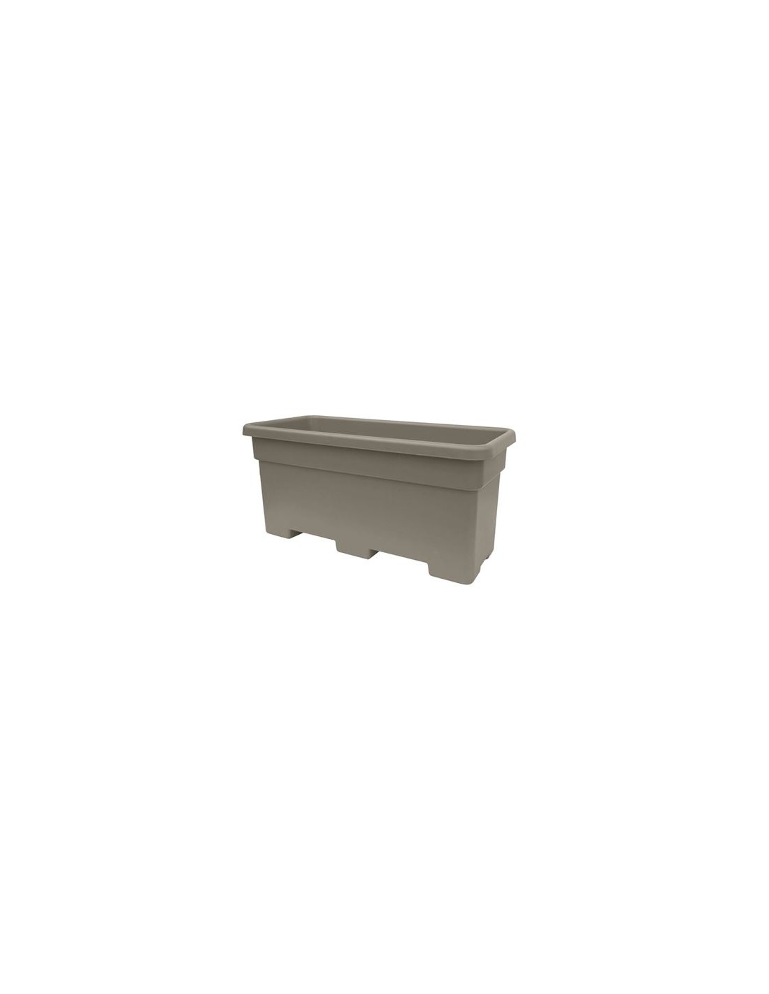 JARDINERA MAXI RECTANGULAR 60CM TORTORA ARTPLAST