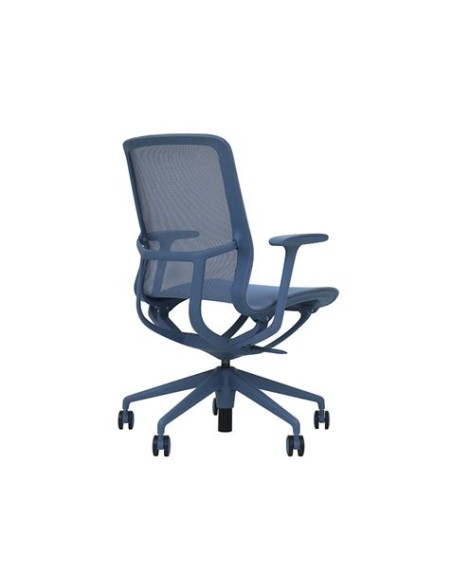 SILLA OFICINA GAMA SENSE ELEGANCE AZUL CROMAD