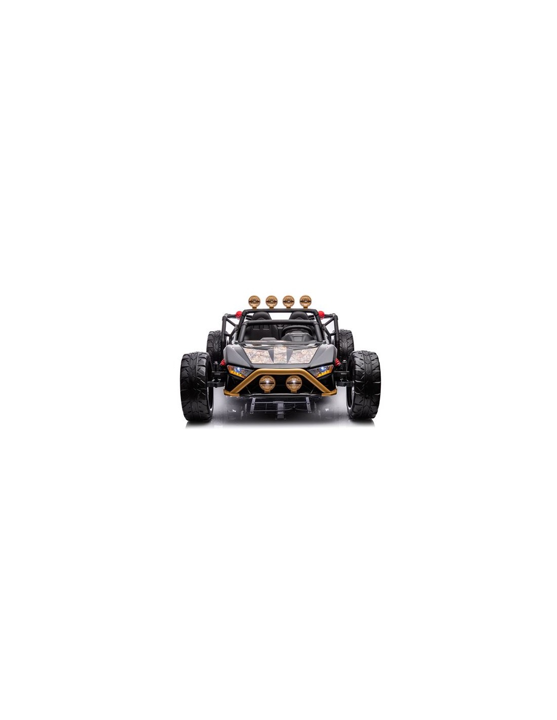 COCHE INFANTIL A BATERIA CON CONTROL REMOTO BUGGY BLACK GOLD