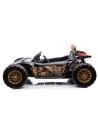 COCHE INFANTIL A BATERIA CON CONTROL REMOTO BUGGY BLACK GOLD