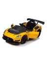 COCHE INFANTIL A BATERIA CON CONTROL REMOTO MASSERATI MC20 GT2 AMARILLO