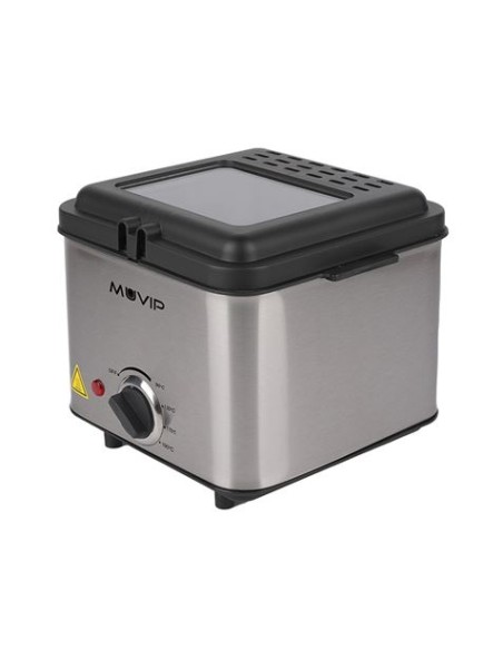 FREIDORA 1.5 LITROS INOXIDABLE 1000W MUVIP