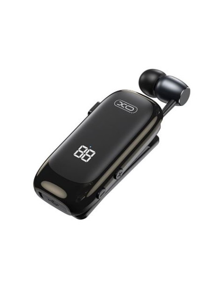 AURICULAR CON MICROFONO DE SOLAPA BE51 NEGRO XO