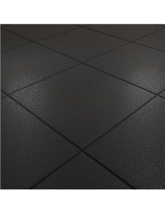 BALDOSA DE CAUCHO ANTITRAUMA 400X400X25MM NEGRA ARTPLAST 2