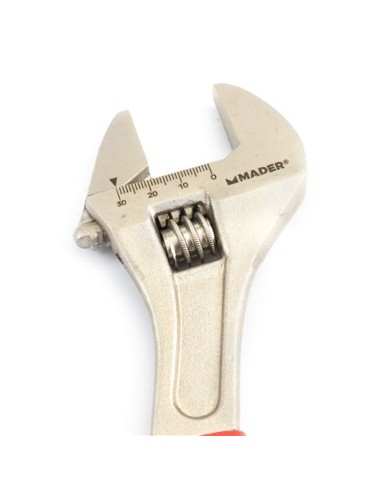 LLAVE INGLESA 10\"- 250MM MANGO RECUBIERTO ROJO MADER