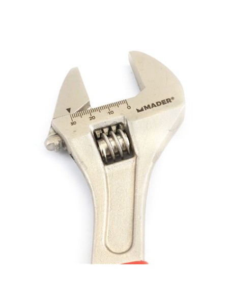 LLAVE INGLESA 10\"- 250MM MANGO RECUBIERTO ROJO MADER