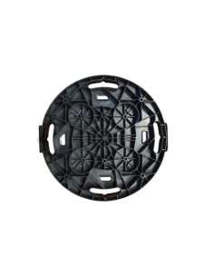 PLATAFORMA REDONDA GRANDE CON RUEDAS 400X400X40MM ARTPLAST 2