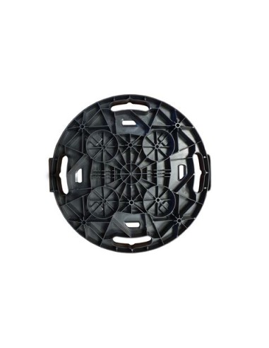 PLATAFORMA REDONDA GRANDE CON RUEDAS 400X400X40MM ARTPLAST