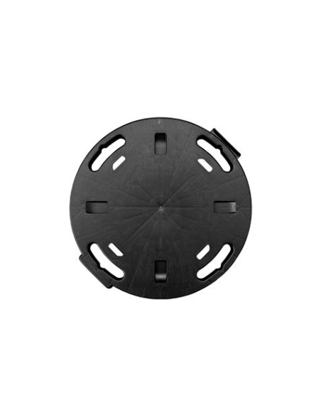 PLATAFORMA REDONDA GRANDE CON RUEDAS 400X400X40MM ARTPLAST