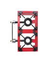 FOGÃ“N / HORNILLO DE GAS REFORZADO ALTA POTENCIA 2 FUEGOS 80X40CM MUVIP