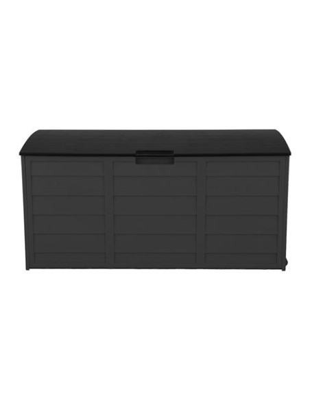 BAÚL RESINA 290 LITROS 112X49X54CM GRIS OSCURO SUNGARDEN