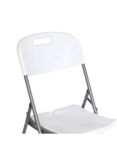 SILLA RESINA PLEGABLE PRO 44X53X83CM BLANCA SUNGARDEN 2