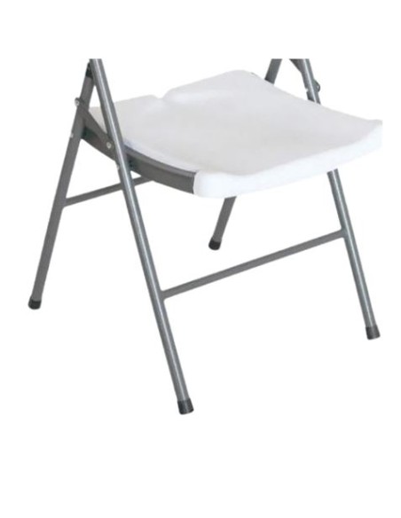 SILLA RESINA PLEGABLE PRO 44X53X83CM BLANCA SUNGARDEN