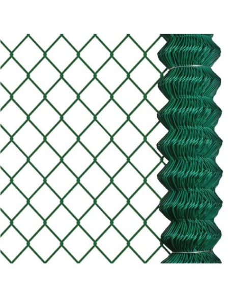 MALLA DE VALLADO PLASTIFICADA 60X60X2.9MM 2X25 METROS SUNGARDEN