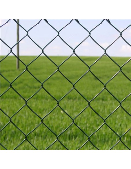 MALLA DE VALLADO PLASTIFICADA 60X60X2.9MM 2X25 METROS SUNGARDEN