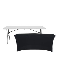 FUNDA PARA MESA DE RESINA 180X74X74CM NEGRA SUNGARDEN 2