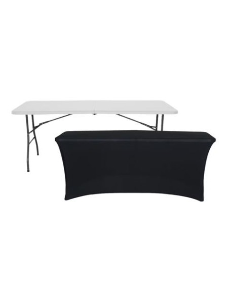 FUNDA PARA MESA DE RESINA 180X74X74CM NEGRA SUNGARDEN