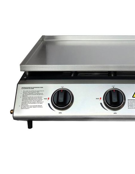PLANCHA DE ASAR 3 FUEGOS INOXIDABLE MUVIP