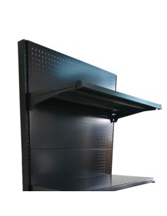 EXPOSITOR GÓNDOLA 900X450X1500MM NEGRO CROMAD 2