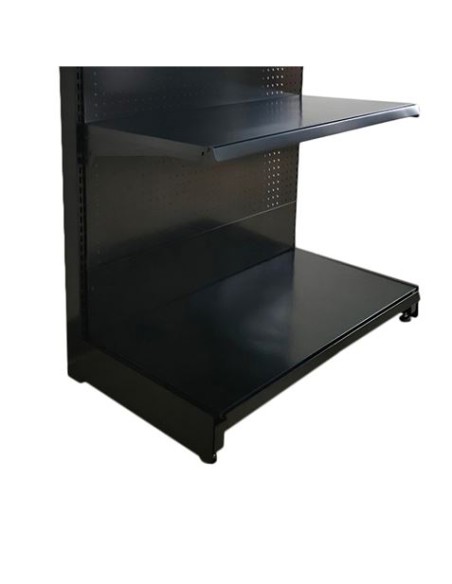 EXPOSITOR GÓNDOLA 900X450X1500MM NEGRO CROMAD