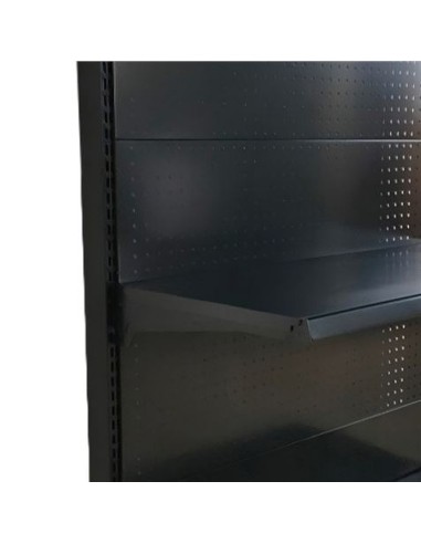 EXPOSITOR GÓNDOLA 900X450X1500MM NEGRO CROMAD