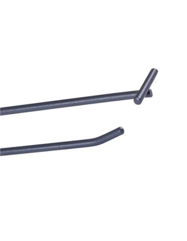 GANCHO METÁLICO CON ETIQUETA PARA PRECIOS PARA EXPOSITOR CROMAD