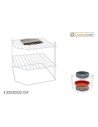 ESTANTE ORGANIZADOR ESQUINERO COCINA BLANCO