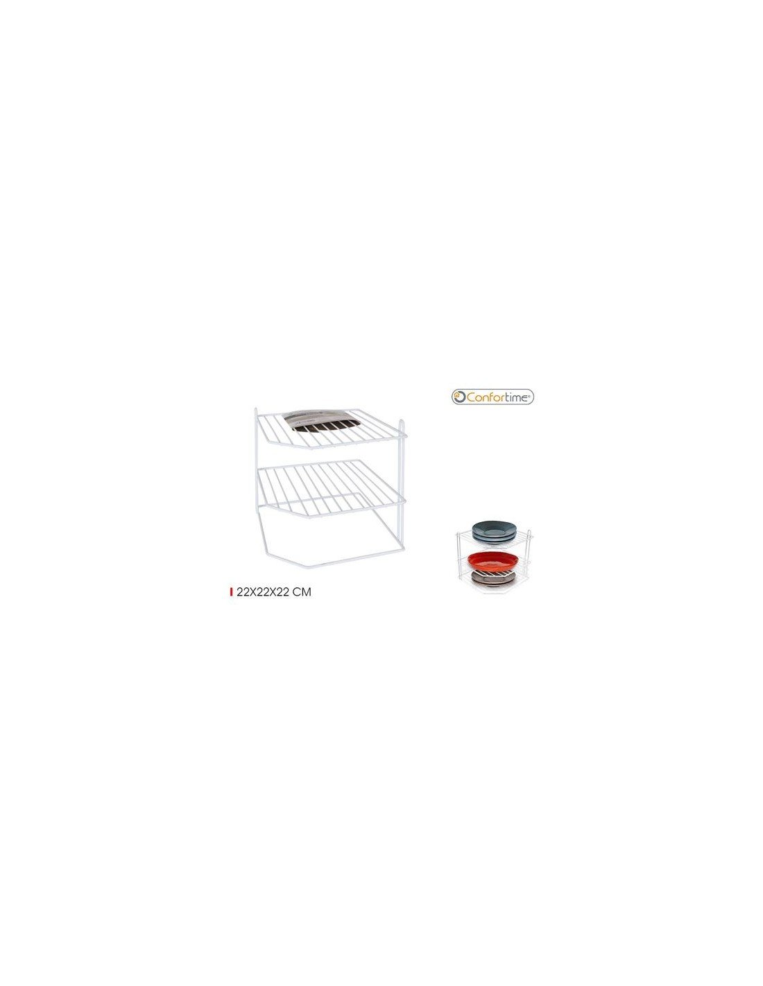 ESTANTE ORGANIZADOR ESQUINERO COCINA BLANCO