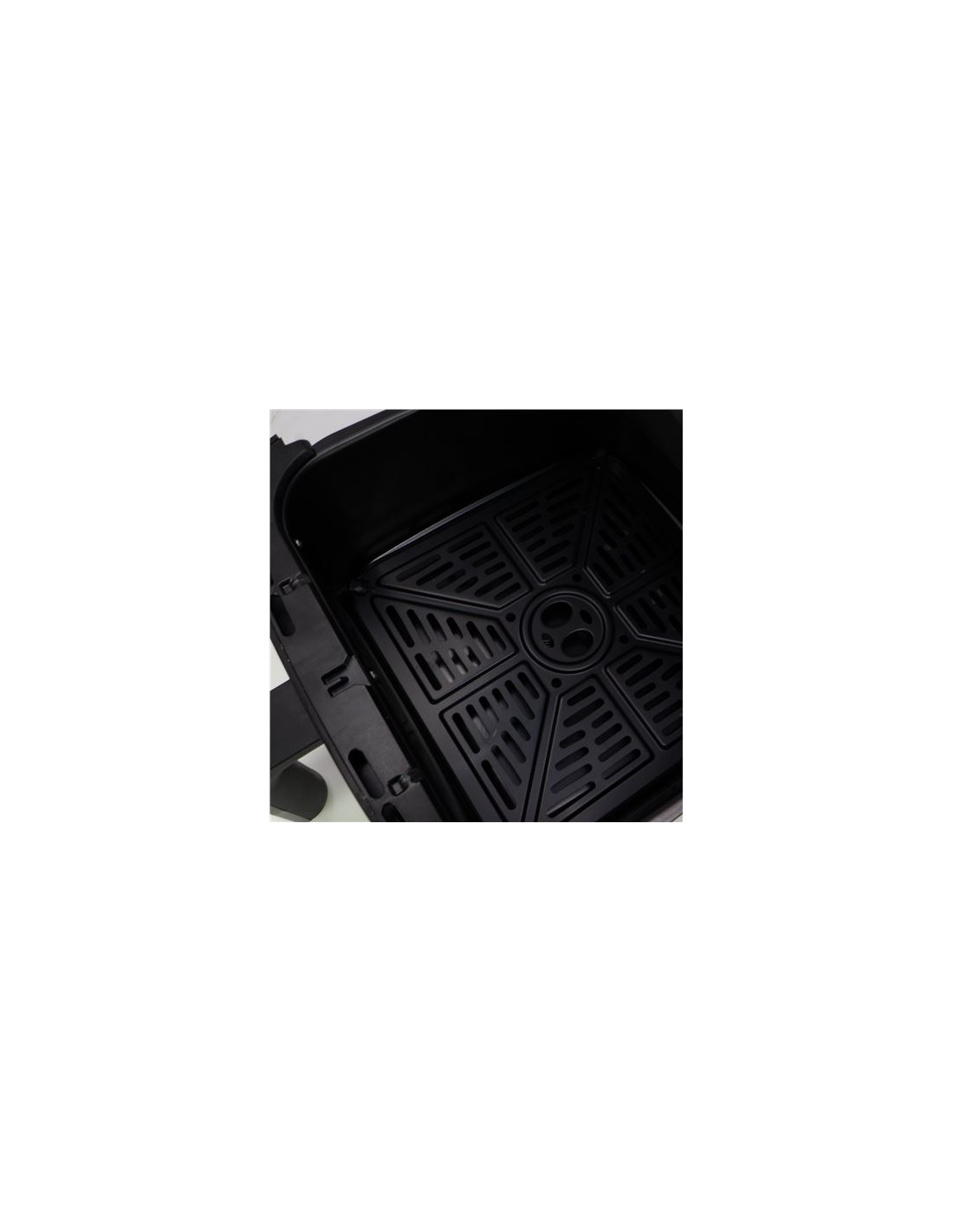 FREIDORA DE AIRE DIGITAL A COLOR 8 LITROS NEGRA/ INOX CON VENTANA JOCCA