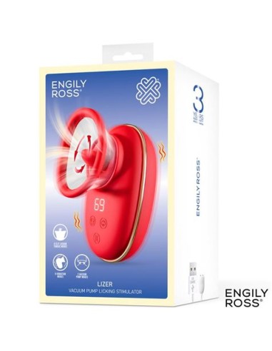 ESTIMULADOR VAGINA VIBRACION CON LENGUA Y SUCCION ROSS LIZER