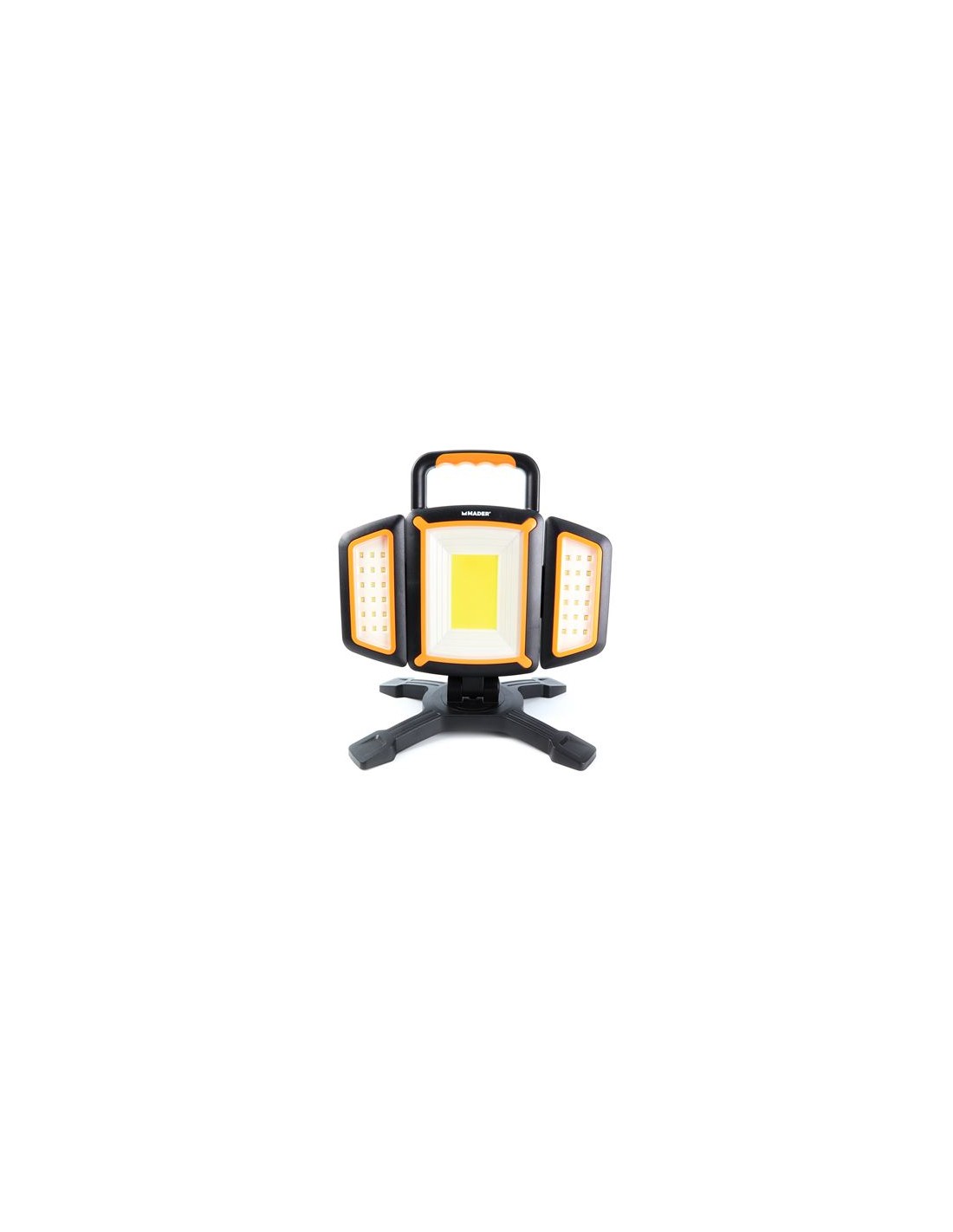 FOCO LED BATERÃA 15W + 36 LED PLEGABLE MADER