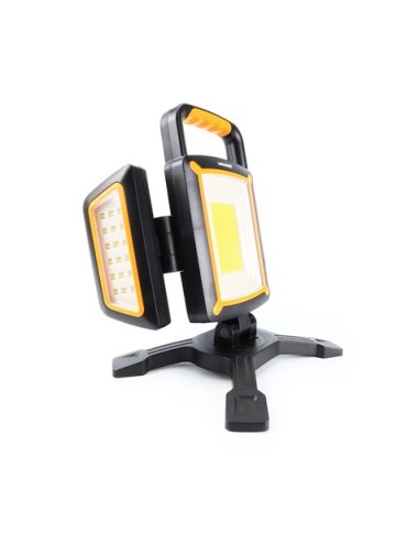 FOCO LED BATERÍA 15W + 36 LED PLEGABLE MADER