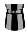 CAFETERA 6 TAZAS ALUMINIO NEGRO MATE ANTIADHERENTE MUVIP