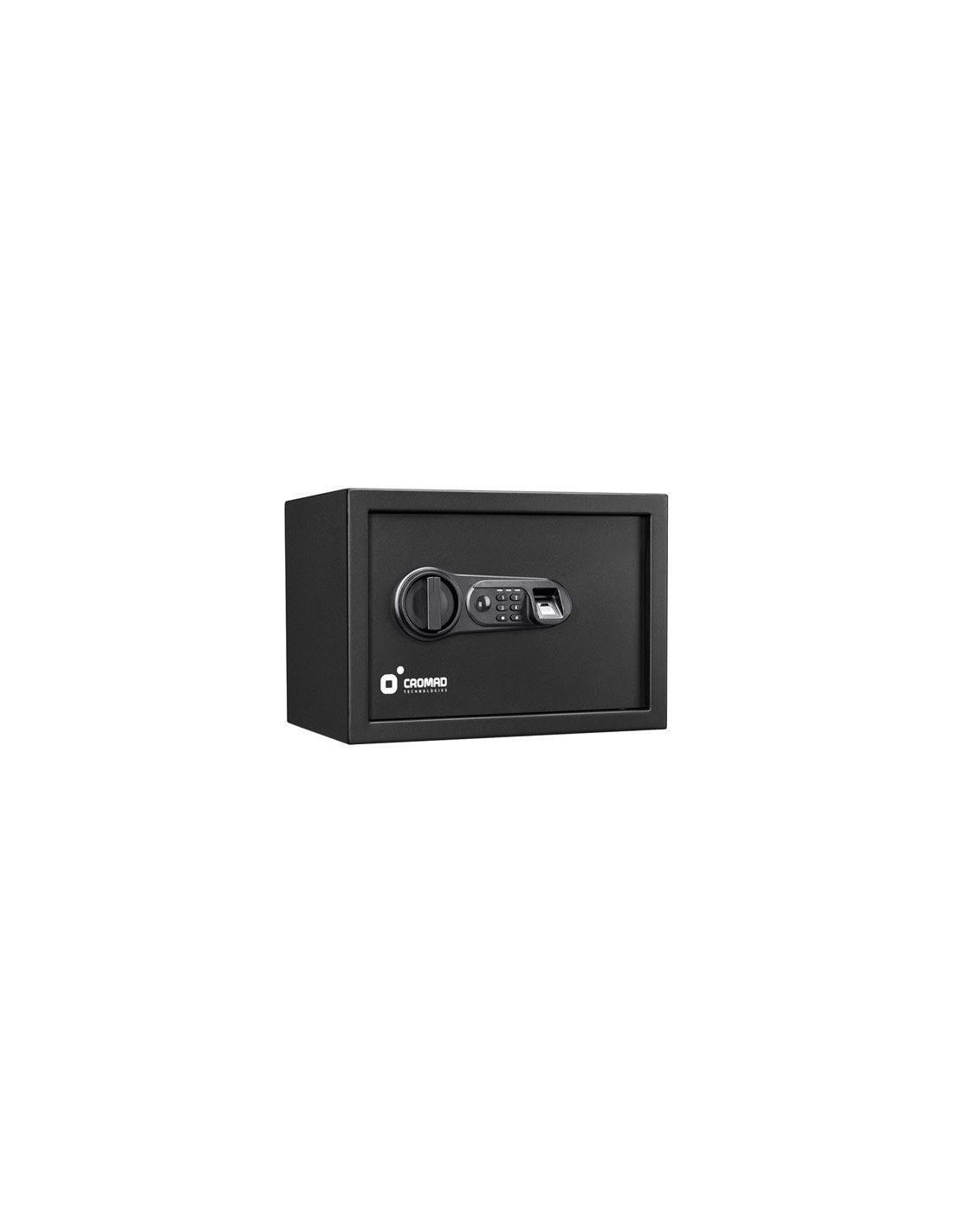 CAJA FUERTE ELECTRÓNICA CON DETECTOR DE HUELLA 250X350X250MM CROMAD