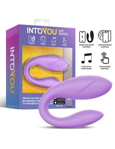 JUGUETE PARA PAREJAS DOS MOTORES CON APP LAVANDA INTOYOU