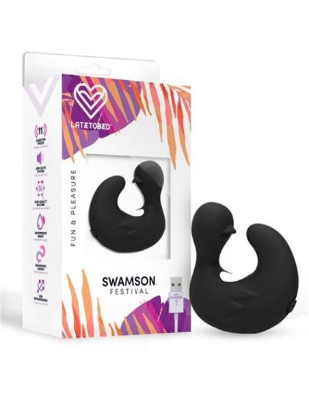 DEDAL ESTIMULADOR PATITO FESTIVAL SWANSON NEGRO USB