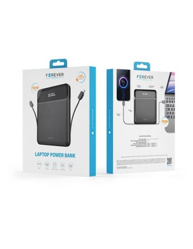 POWERBANK 20000MAH TB-200 PARA PORTATILES 100W FOREVER