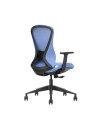SILLA OFICINA GAMA SENIOR SE1700 AZUL CROMAD