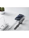 CABLE 2 EN 1 60W TIPO C + CABLE CARGA MAGNETICA APPLE WATCH BLANCO XO
