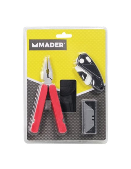 ALICATE MULTIFUNCIÓN CON CUCHILLA Y BOLSA MADER