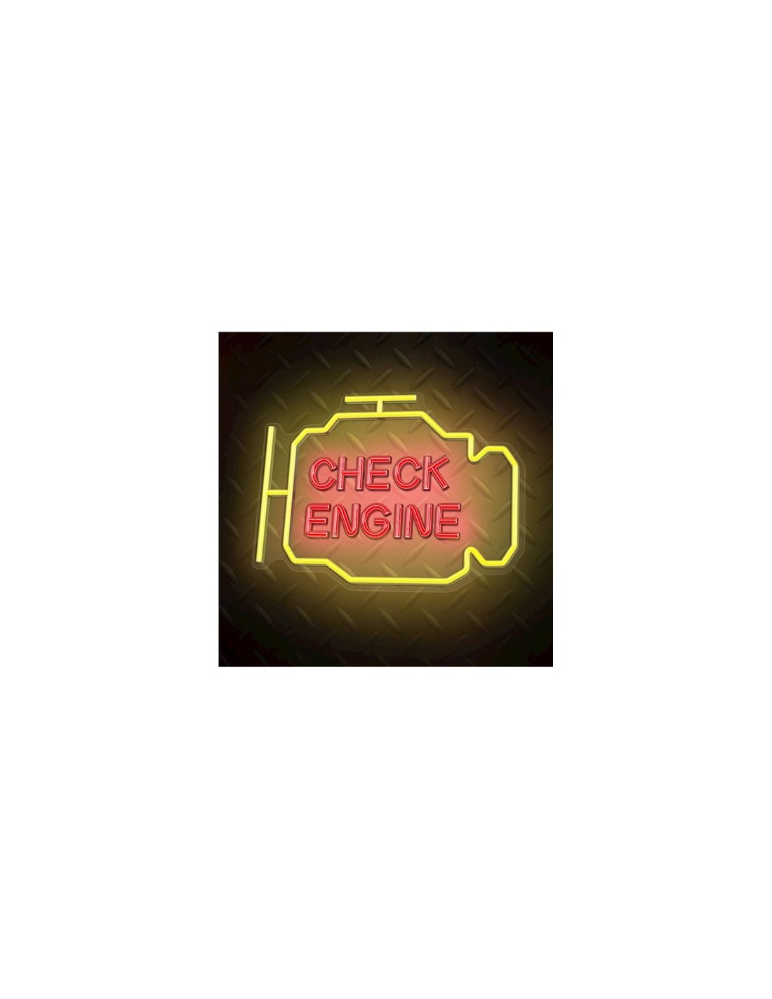 LAMPARA DECORATIVA LED NEO CHECK ENGINE FOREVER