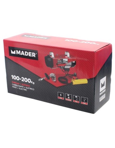 POLIPASTO / ELEVADOR ELÉCTRICO 200KG 480W MADER