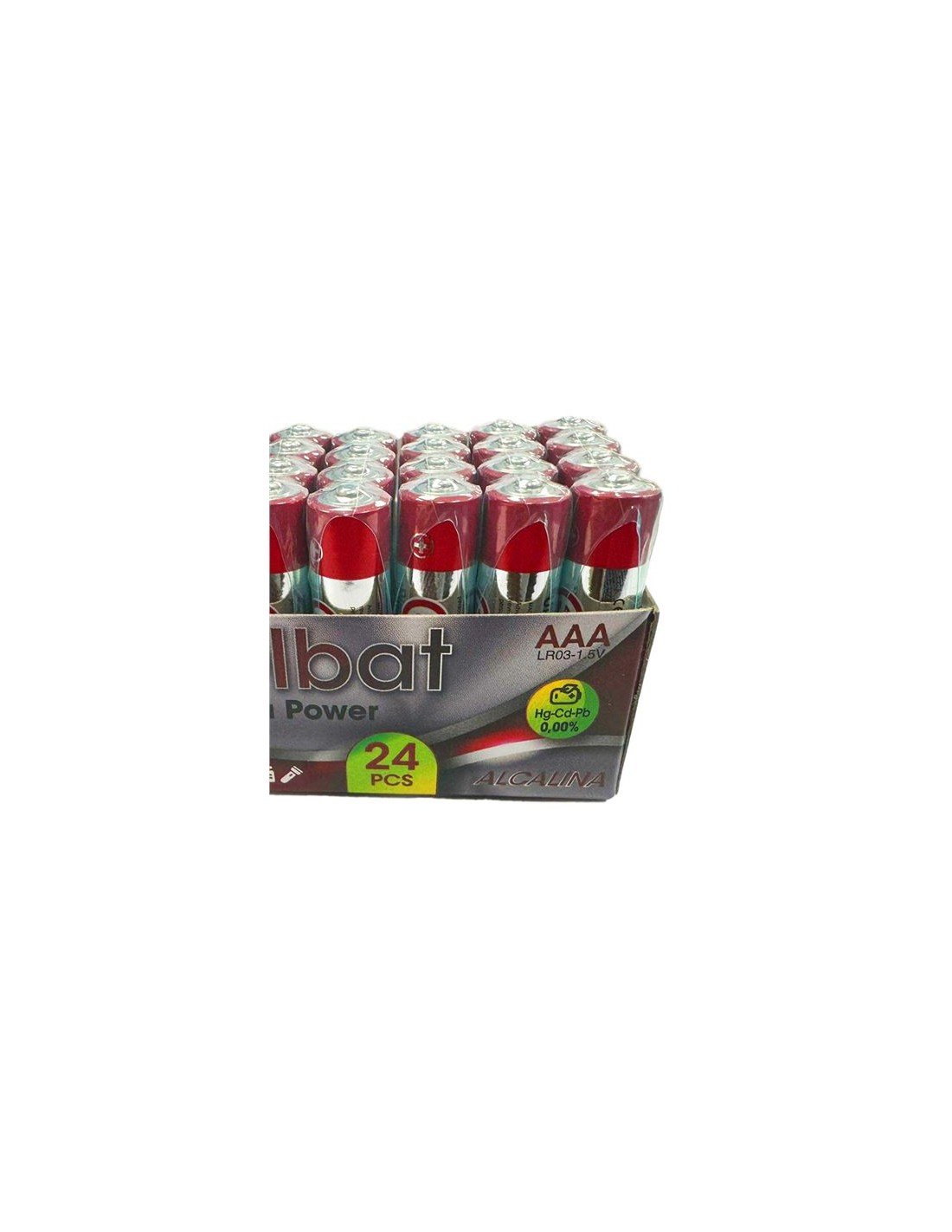 PACK 24 PCS PILAS ALCALINAS LR03/AAA ELBAT