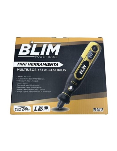MINI HERRAMIENTA MULTIUSOS BATERÍA 4V + 31 ACCESORIOS BLIM