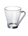 TAZA DE TE 245CC CON ASA DE ACERO INOX