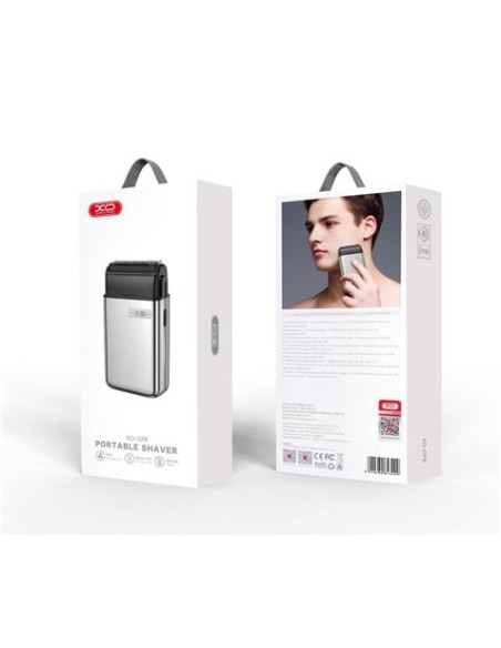 AFEITADORA BATERIA CLASICA CF8 PLATA XO