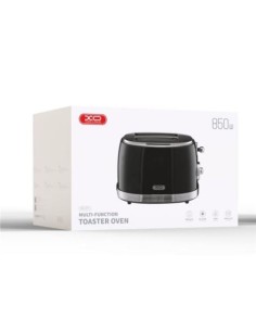 TOSTADORA VINTAGE 850W NEGRO PLATA XOCF7 XO 2