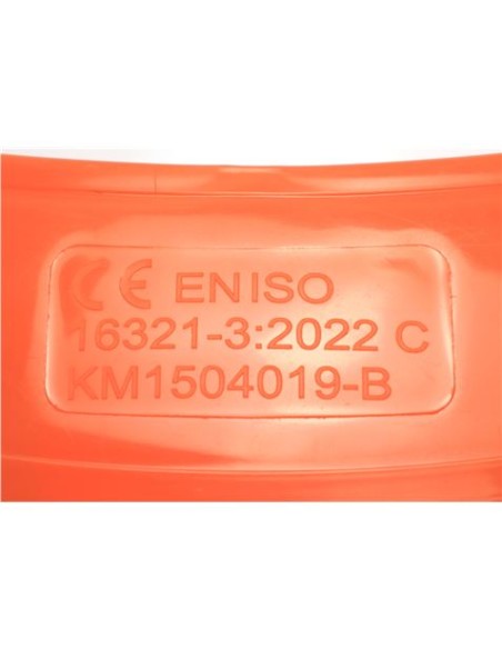 VISERA DE PROTECCION FACIAL METALICA NARANJA MADER