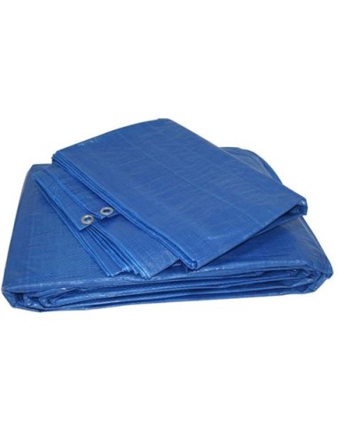 TOLDO / LONA AZUL CON OJALES DE METAL 4X5 METROS SUNGARDEN